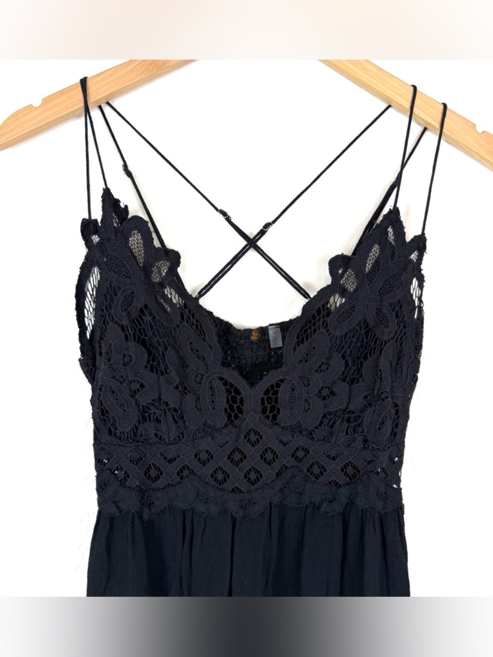 Free People One Adella mini dress black - Picture 3 of 8